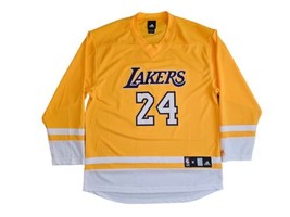 Adidas Kobe Bryant Lakers #24 Special Edition Hockey Jersey Adult Sz Medium  - £189.40 GBP