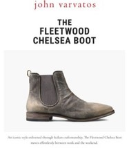 John Varvatos Fleetwood Sharpei Chelsea Boot. size 8.5. Brand New - £426.39 GBP