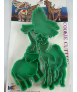 Vintage Cookie Cutters Bird Elephant Camel by LK Manufacturing New in Pa... - €8,64 EUR