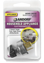 Jandorf 61033 Single Circuit Rotary Switch, 1 A, 125 V, SPDT, Plastic, B... - $184.53 MXN