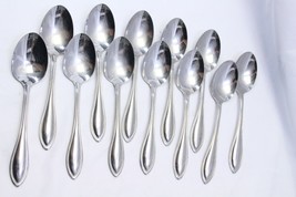 Oneida Arbor American Harmony Stainless Oval Soup Spoons 7.25&quot; Lot of 12 - £27.65 GBP