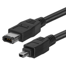 10 Ft Premium 4-pin to 6 pin IEEE 1394-a Firewire 400 iLink Cable For PC DV - £16.23 GBP