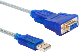 DTECH 6 Feet USB to RS232 DB9 Female Serial Adapter Cable Windows 11 10 8 7 Mac - £16.95 GBP