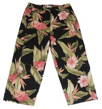 Tommy Bahama Colorful Tropical Flowers Light Stretch 4-Pocket Capri Pant... - $34.99