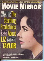 Movie Mirror-Liz Taylor-Stephen Boyd-Rock Hudson-Marlon Brando-July-1961 - £34.71 GBP
