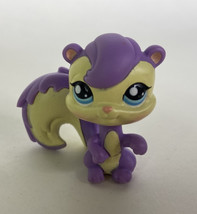 Littlest Pet Shop LPS 1567 Squirrel Purple Blue Dot Eyes Figure Authenti... - £9.26 GBP