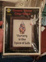 NMI CANDY JAR Counted Cross Stitch Kit Needlemagic 5&quot; X 7&quot; #708 Spice of... - £5.54 GBP