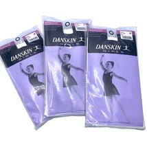 Danskin Child’s Large White Dance Tights (3) Snowflake Angel Nylon Run Resistant - £19.95 GBP