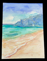 &quot;Island Palette&quot; Watercolor Painting Don McKillop Artist 1996 Martha’s Vineyard - £138.27 GBP