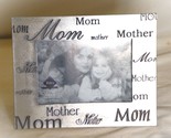 Metal Picture Frame Pewter Finish Mother Mom - $14.84