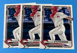 2021 Bowman Tyler Stephenson RC Rookie Card Reds Lot of 4 #20 - $2.00