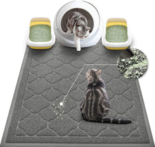 Wepet Cat Litter Box Mat, Kitty Premium PVC Pad, Durable Trapping Rug, P... - £23.32 GBP
