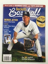 Beckett Baseball Magazine April 2005 Derek Jeter &amp; Alex Rodriguez No Label - £11.22 GBP