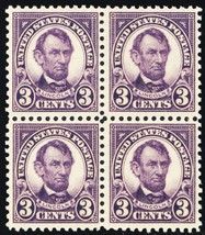 555, Mint NH 3¢ FVF Block of Four Fresh Stamps CV $110.00 * Stuart Katz - £39.78 GBP