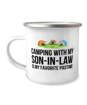 Camping Mug From Son-in-law, Funny Camper Mug From Son-in-law, Stainless Steel  - £14.30 GBP