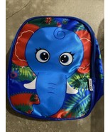 Quest Kids Satin Insulated Lunch Bag Zipper Elephant Design Blue Cooler ... - $9.38 CAD