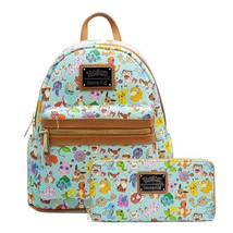 LOUNGEFLY POKEMON TEAL MINI BACKPACK WITH WALLET NEW WITH TAGS - $39.99+