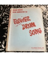 Flower Drum Song Rodgers &amp; Hammerstein Musical Vocal Score Sheet Music 1959 - €56,62 EUR