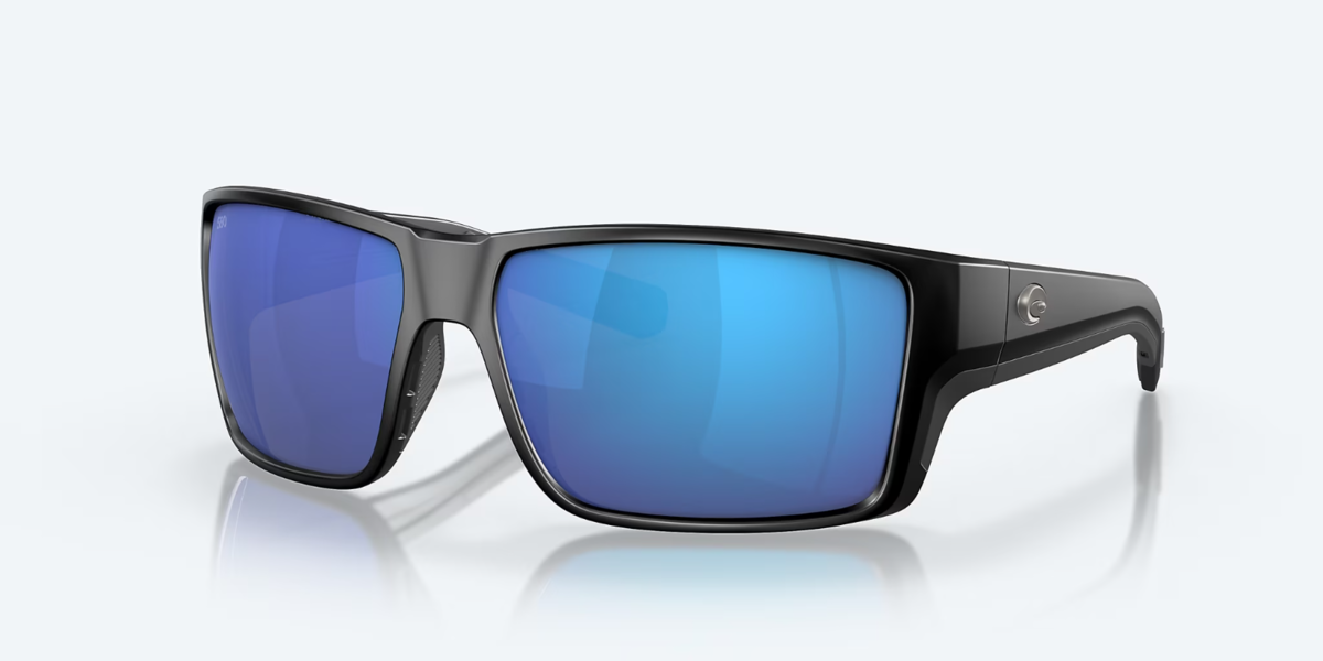 Costa Del Mar Reefton PRO Matte Black/Blue Mirror POLARIZED 580G 63mm Su... - $177.20