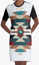 Cowgirl Kim Navajo Mandala Graphic Tee Dress - £55.05 GBP
