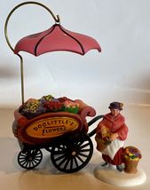 Dept 56 Dickens Village #58157 Chelsea Market Flower Monger & Cart~ Retired 2000 - $17.94