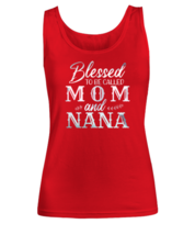 Mom TankTop Blessed To Be Called Mom Red-W-TT  - £16.50 GBP