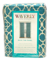 Waverly Home Classics Lovely Lattice Teal Panel 50" x 84" (0856829) 100% Cotton - £14.24 GBP