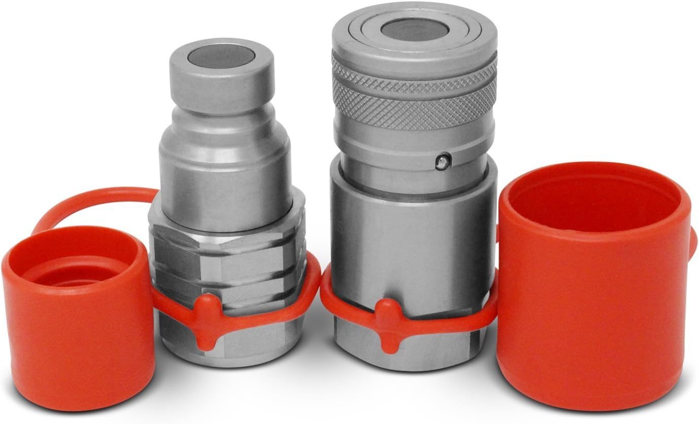Summit Hydraulics 1/2&quot; Skid Steer Bobcat Flat Face Hydraulic Quick Connect - $63.94