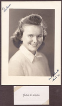 Gertrude E. Nadeau - Rumford, Maine 1943 High School Graduation Photo - £13.97 GBP