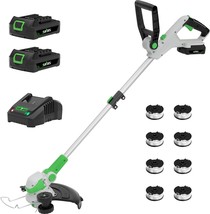 Soyus Weed Wacker 12 Inch String Trimmer Cordless 20V Electric Weed Eate... - £101.60 GBP