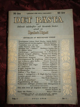Det Basta Readers Digest Rare Swedish Edition Juli July 1944 - £14.59 GBP