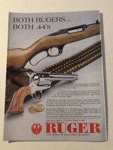 1992 Ruger 44s Vintage Print Ad Advertisement pa15 - £5.44 GBP