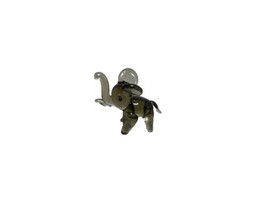 Ganz Miniature Gray  Art Glass Elephant  l Animal Figurine 1 inch - $8.86