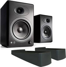 Bundle Of Ds2 Desktop Speaker Stands And Audioengine A5 Plus Powered Speakers In - £449.98 GBP