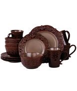 Elama Salia 16 Piece Stoneware Dinnerware Set - $91.00