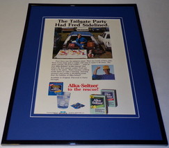 1987 Alka Seltzer to the Rescue Framed 11x14 ORIGINAL Advertisement - £27.65 GBP