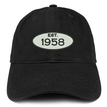 Trendy Apparel Shop Established 1958 Embroidered 65th Birthday Gift Soft Crown C - £15.92 GBP