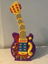 2004 The Wiggles Wiggly Giggly Guitar Dancing Singing 18&quot; Purple Spinmaster - $24.00