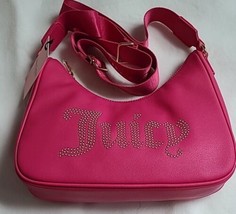 Juicy Couture Pink Lemonade Obsession Crossbody Bag Purse Rhinestone ($79) NWT - £33.55 GBP