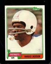 1981 TOPPS #311 HAROLD JACKSON NMMT PATRIOTS *INVAJ941 - $1.47