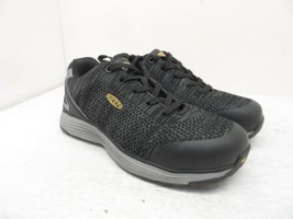 KEEN Women&#39;s Low-Cut Sparta Alloy-Toe ESD Work Shoes Black/Grey-Flannel Size 6M - £61.49 GBP