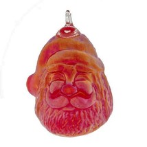 Eyeglass.com Secret Santa Glass Ornament Hand Blown Seattle USA 4.5&quot; H (Red - Ho - £23.74 GBP