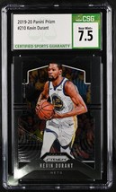 2019 2019-20 Panini Prizm #210 Kevin Durant CSG 7.5 *Only 21 Graded Higher* - £4.66 GBP