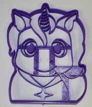 Unicorn Face Magical Animal Magic 2 Pc Stamp Cookie Cutter 3D Printed USA PR743 - £5.58 GBP