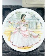 Limoges Scarlet In Crinoline The Inaccessible Woman 1865 Collector’s Pla... - £18.73 GBP