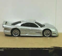 Maisto Silver 1:64 Diecast Mercedes Benz CLK GTR Street Version Car Toy - £11.83 GBP