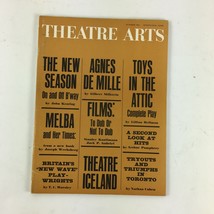 October 1961 Theatre Arts Magazine The New Season Agnes De Mille Theatre Iceland - £10.06 GBP