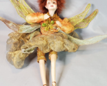 Woodland Fairy Winward Holidays Elf Doll Winged Wings Posable Shelf  Sit... - $44.50