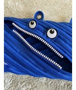 Zip It Blue Kids Pencil Market Case Rings Clip Into School Binder - $10.08 CAD