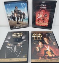 Star Wars DVD Bundle Revenge o/t Sith Last Jedi Rogue One Star Wars Bonus - £13.35 GBP